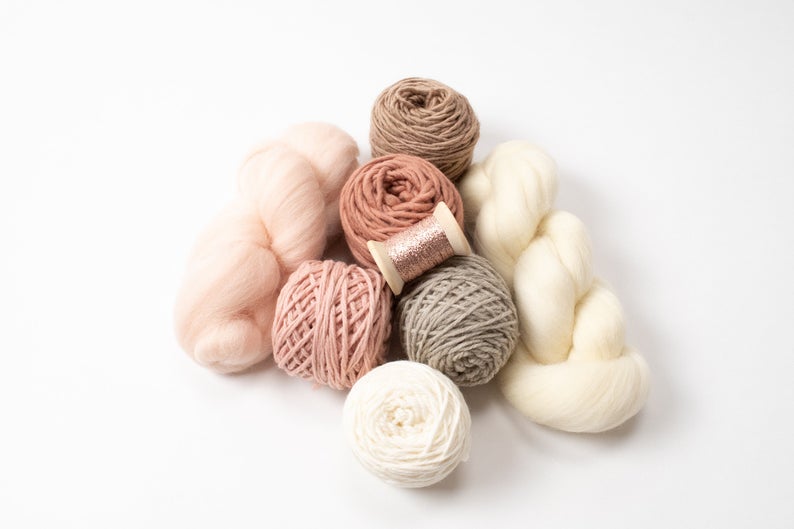 Weaving Yarn Pack - Shades of Rose - Beka