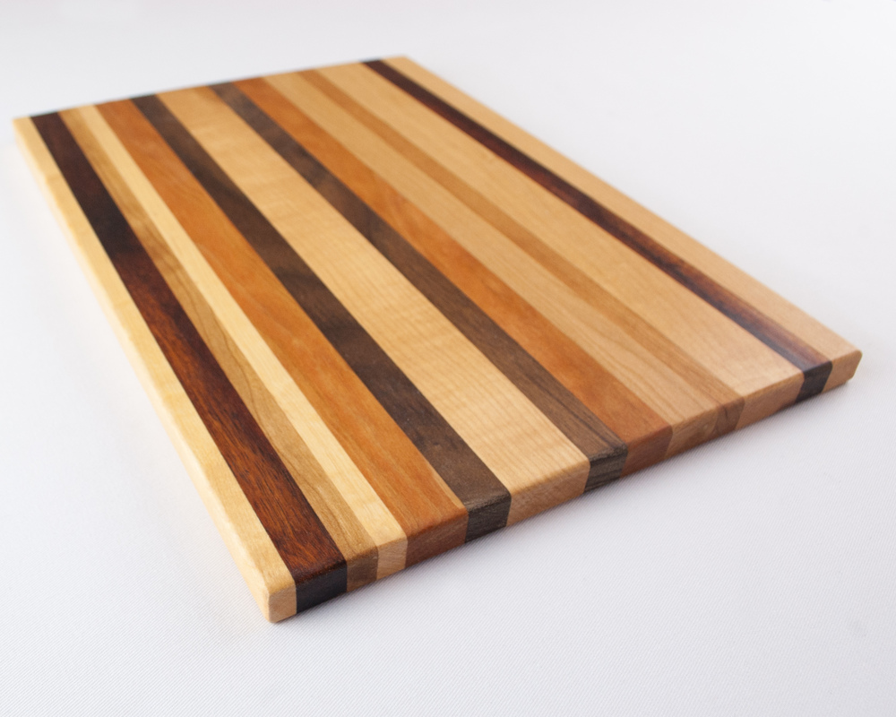 Cascading Maple Walnut Cutting Board – The Wood Bat Factory