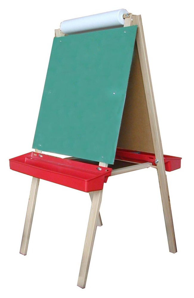 Deluxe Wooden Easel - White